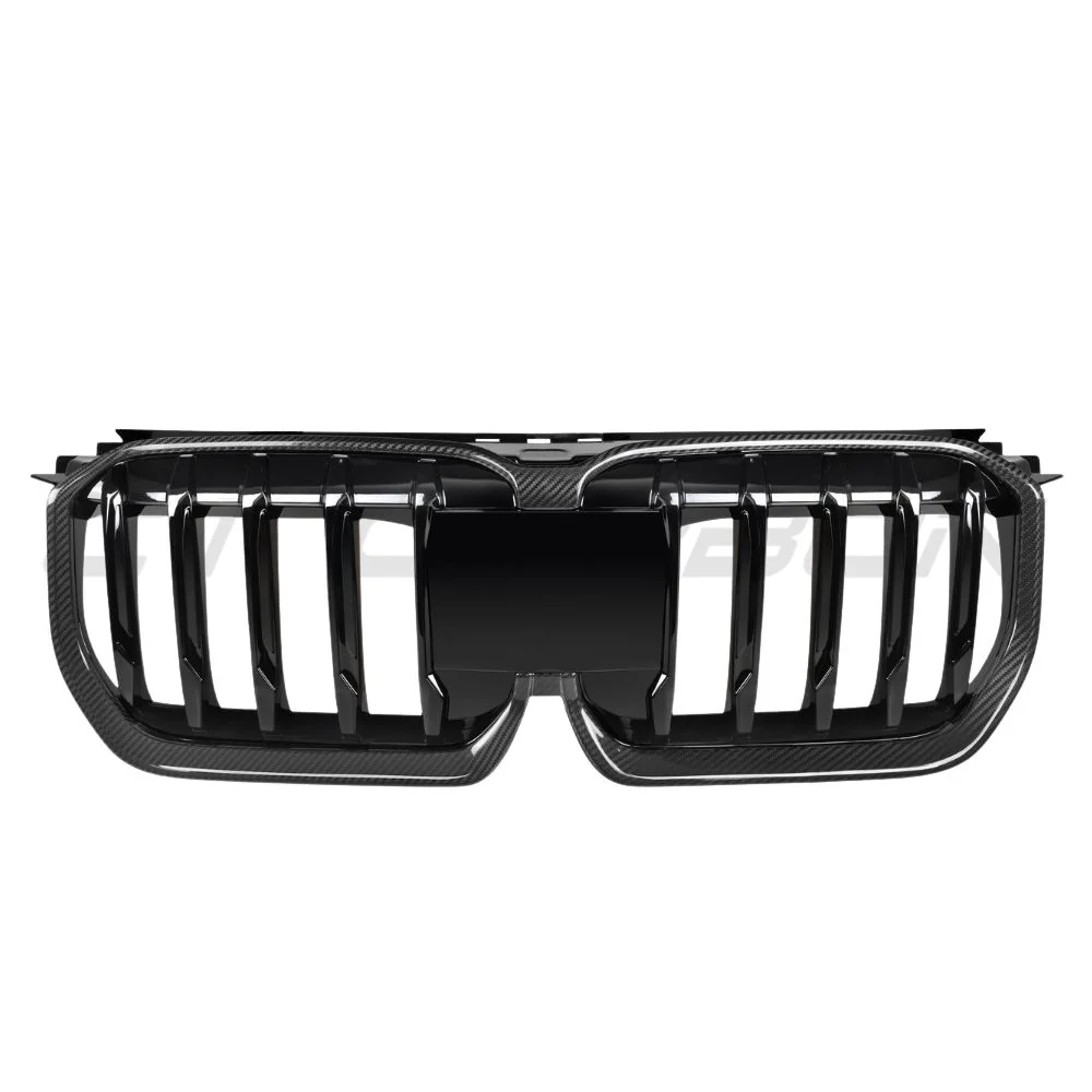BMW X1 U11 2023+ CARBON FIBRE GRILLE-Accessories-CT CARBON-CT Carbon - High-quality carbon fiber and gloss black aerodynamic parts for premium sports and luxury vehicles.