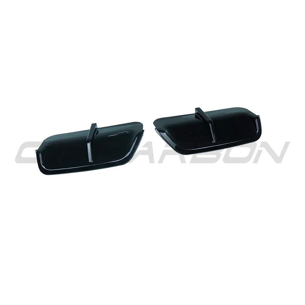 BMW U11 X1 2023+ GLOSS BLACK DIFFUSER SIDES-Accessories-BLAK BY CT-CT Carbon - High-quality carbon fiber and gloss black aerodynamic parts for premium sports and luxury vehicles.