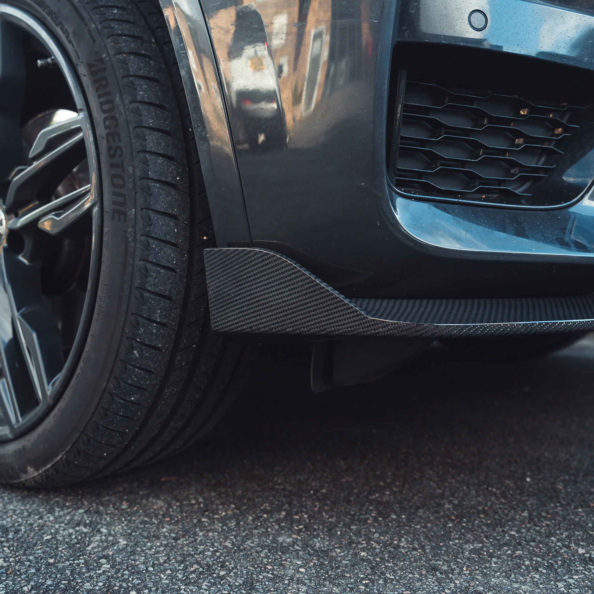 BMW X3 G01 CARBON FIBRE SPLITTER-Splitter-CT CARBON-CT Carbon - High-quality carbon fiber and gloss black aerodynamic parts for premium sports and luxury vehicles.
