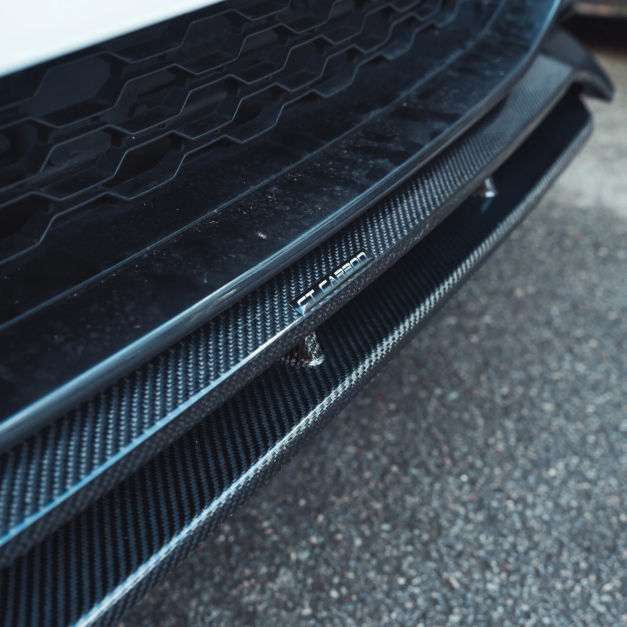 BMW X3 G01 CARBON FIBRE SPLITTER-Splitter-CT CARBON-CT Carbon - High-quality carbon fiber and gloss black aerodynamic parts for premium sports and luxury vehicles.