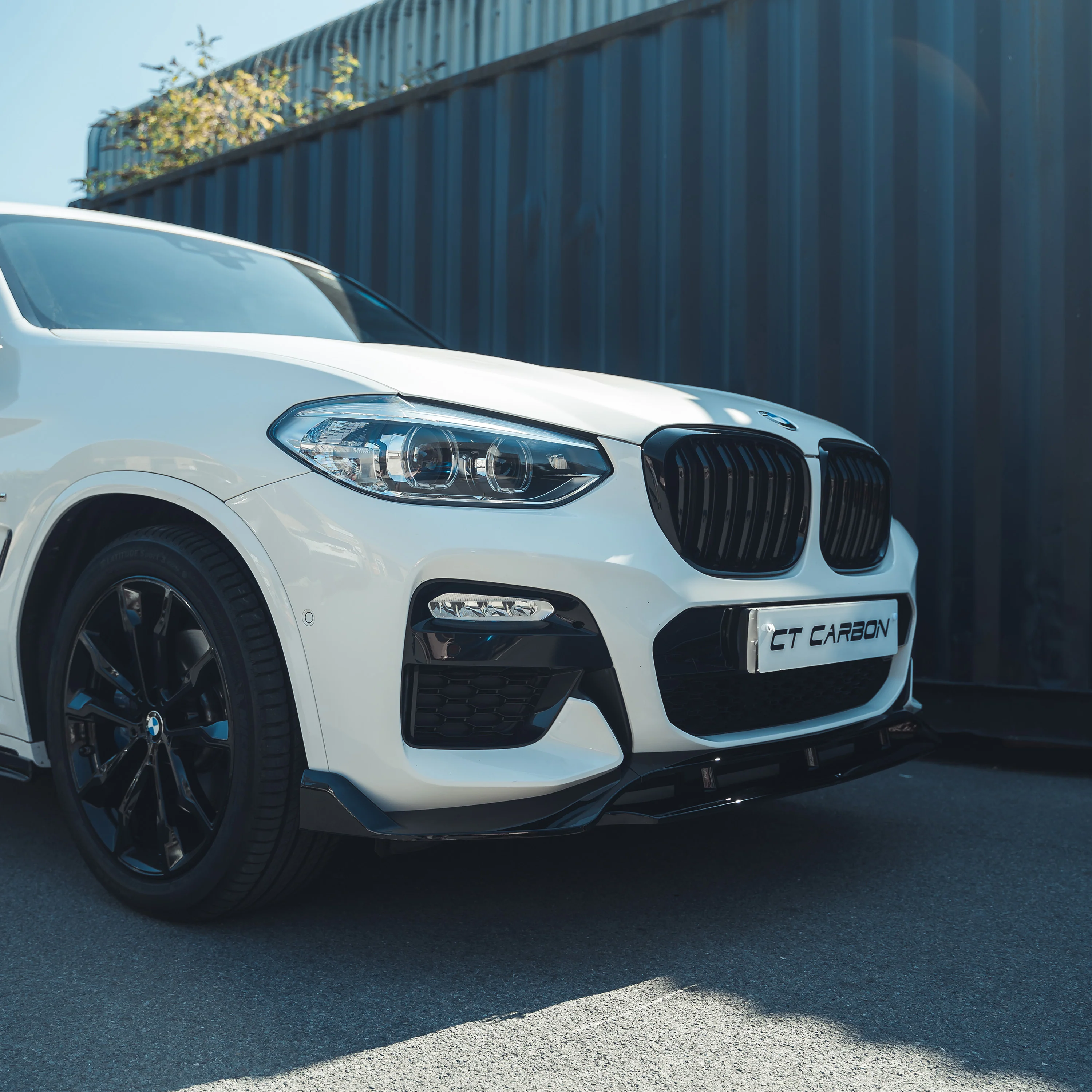 BMW X3 G01 2017-2020 FULL GLOSS BLACK KIT WITH TIPS-Kit-BLAK BY CT-CT Carbon - High-quality carbon fiber and gloss black aerodynamic parts for premium sports and luxury vehicles.