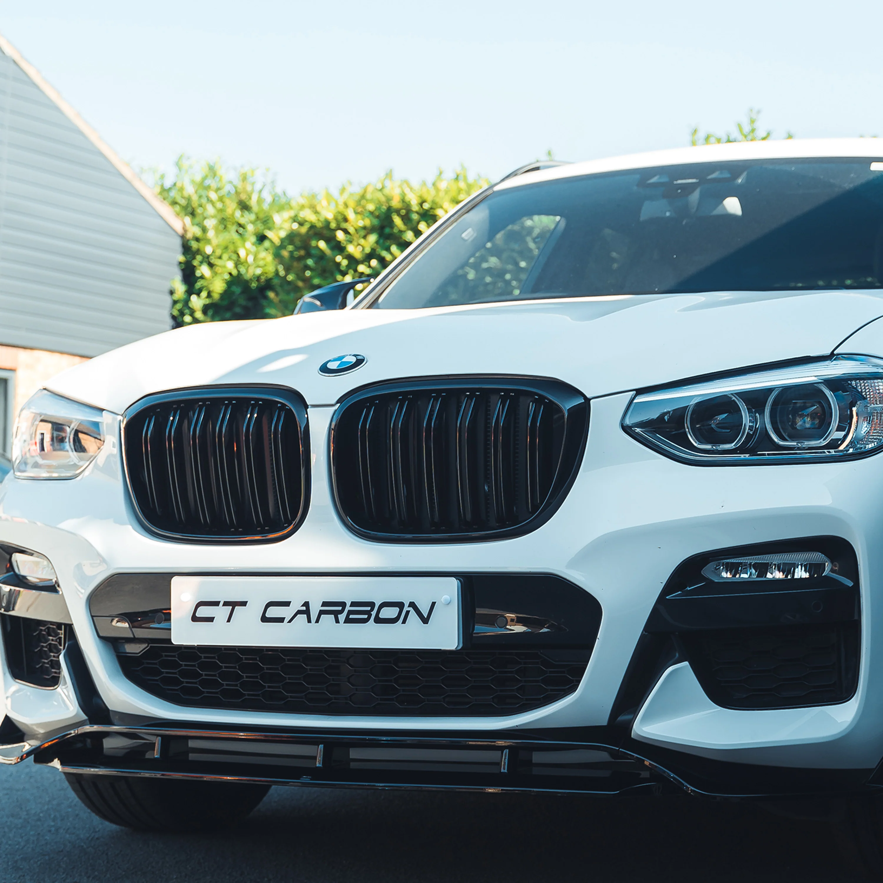 BMW X3 G01 2017-2020 FULL GLOSS BLACK KIT WITH TIPS-Kit-BLAK BY CT-CT Carbon - High-quality carbon fiber and gloss black aerodynamic parts for premium sports and luxury vehicles.