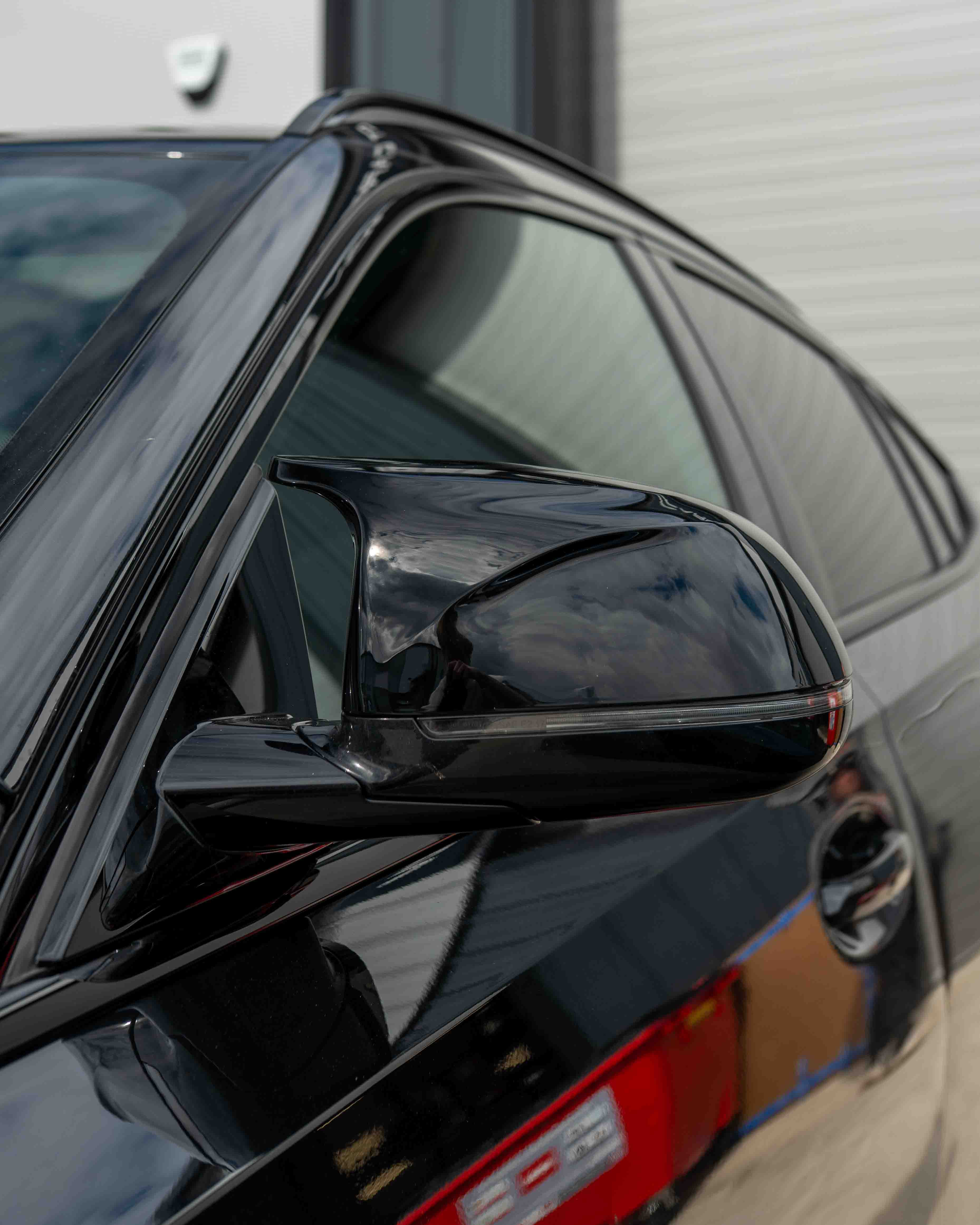 BMW X3/X4/X5/X6 G01/G02/G05/G06 GLOSS BLACK MIRRORS-Accessories-BLAK BY CT-CT Carbon - High-quality carbon fiber and gloss black aerodynamic parts for premium sports and luxury vehicles.