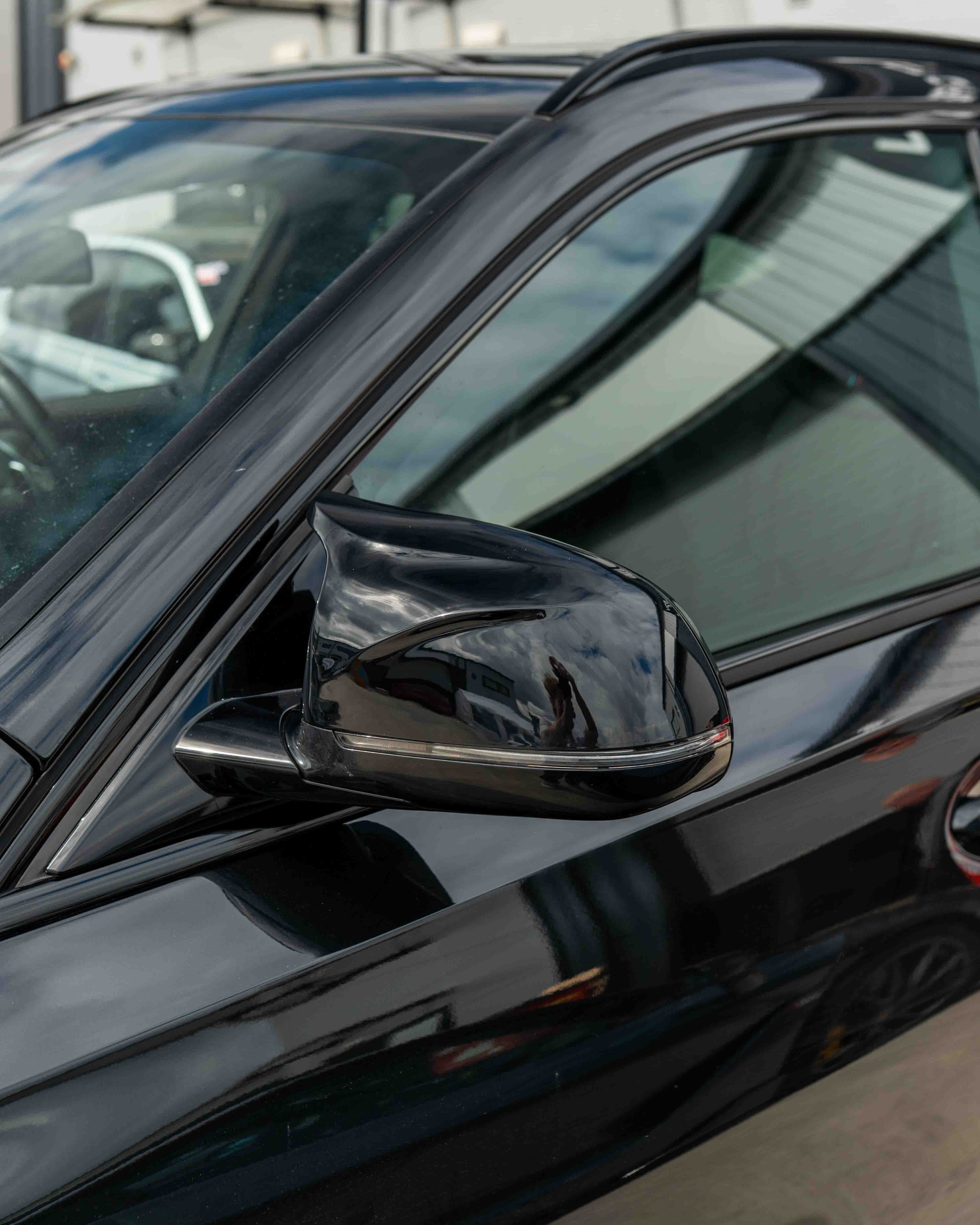 BMW X3/X4/X5/X6 G01/G02/G05/G06 GLOSS BLACK MIRRORS-Accessories-BLAK BY CT-CT Carbon - High-quality carbon fiber and gloss black aerodynamic parts for premium sports and luxury vehicles.