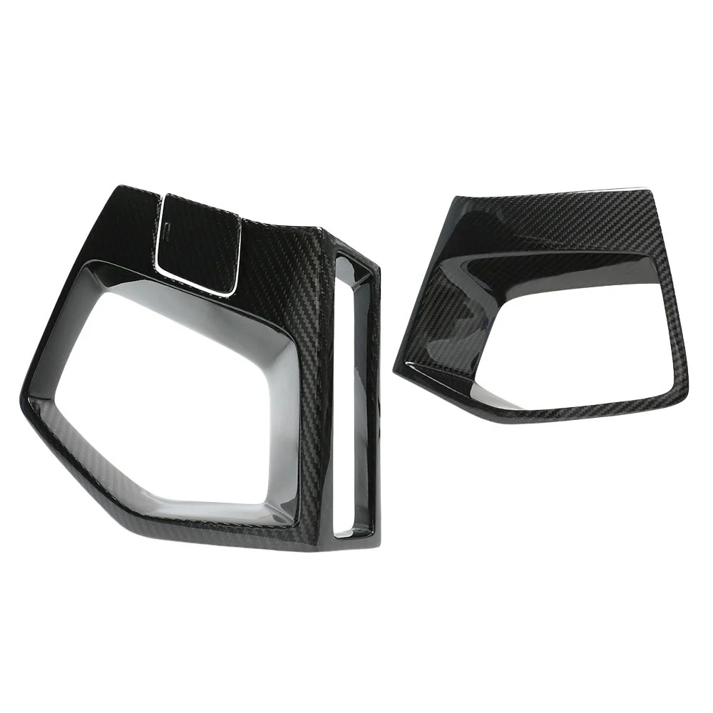 BMW X3M/X4M F97/F98 LCI 2022+ CARBON FIBRE FRONT BUMPER MIDDLE TRIM-Accessories-CT CARBON-CT Carbon - High-quality carbon fiber and gloss black aerodynamic parts for premium sports and luxury vehicles.