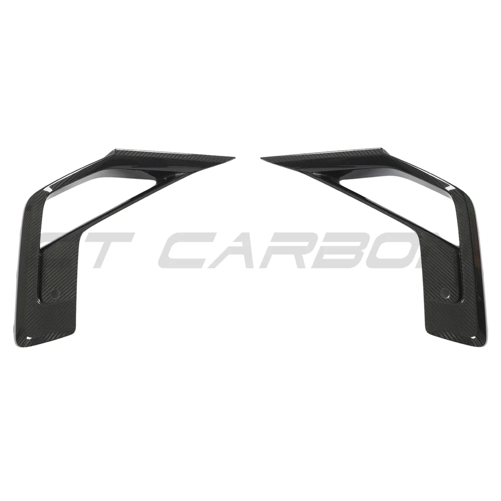 BMW X3M/X4M F97/F98 LCI 2022+ CARBON FIBRE FRONT BUMPER TRIM-Accessories-CT CARBON-CT Carbon - High-quality carbon fiber and gloss black aerodynamic parts for premium sports and luxury vehicles.