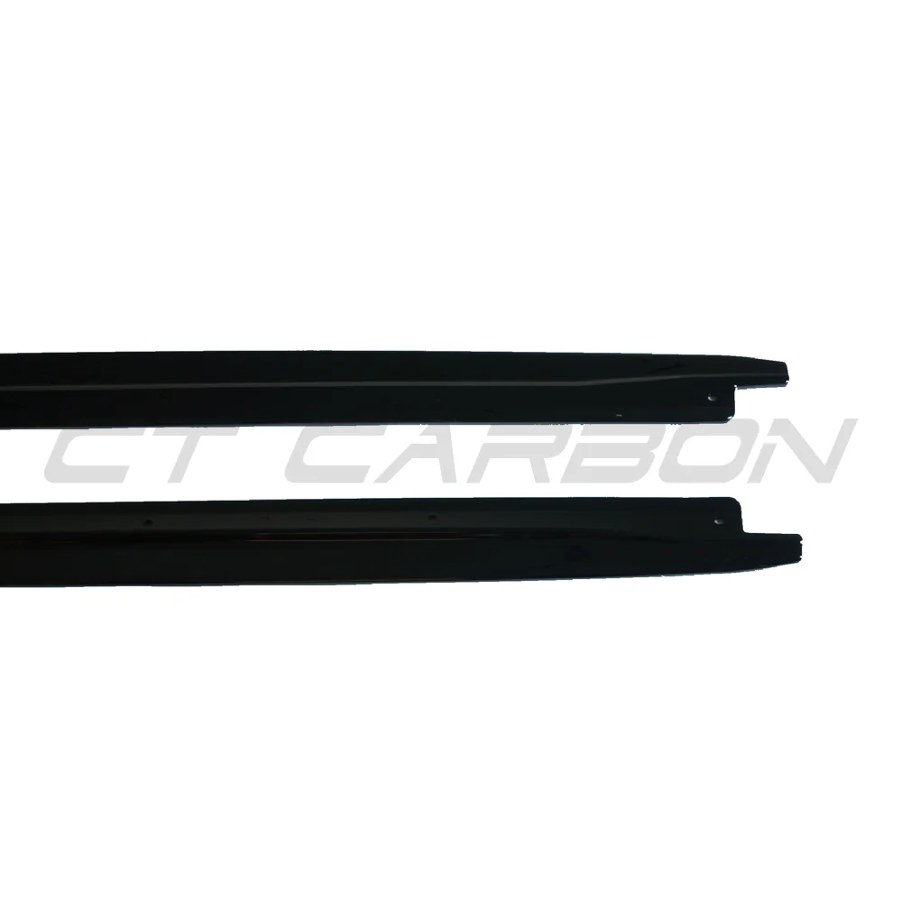BMW X5 2014-2018 F15 GLOSS BLACK FULL LENGTH SIDE SKIRTS-Side Skirts-BLAK BY CT-CT Carbon - High-quality carbon fiber and gloss black aerodynamic parts for premium sports and luxury vehicles.