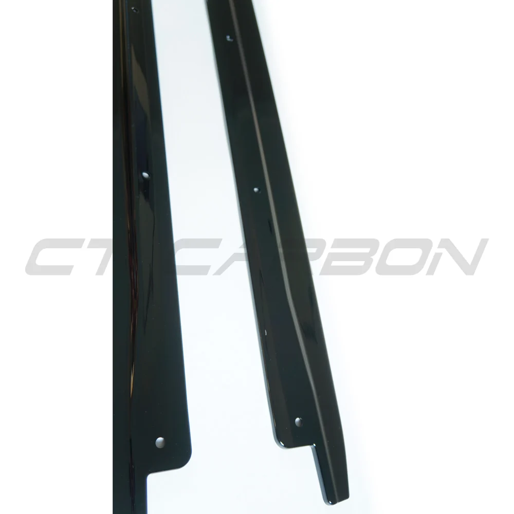 BMW X5 2014-2018 F15 GLOSS BLACK FULL LENGTH SIDE SKIRTS-Side Skirts-BLAK BY CT-CT Carbon - High-quality carbon fiber and gloss black aerodynamic parts for premium sports and luxury vehicles.