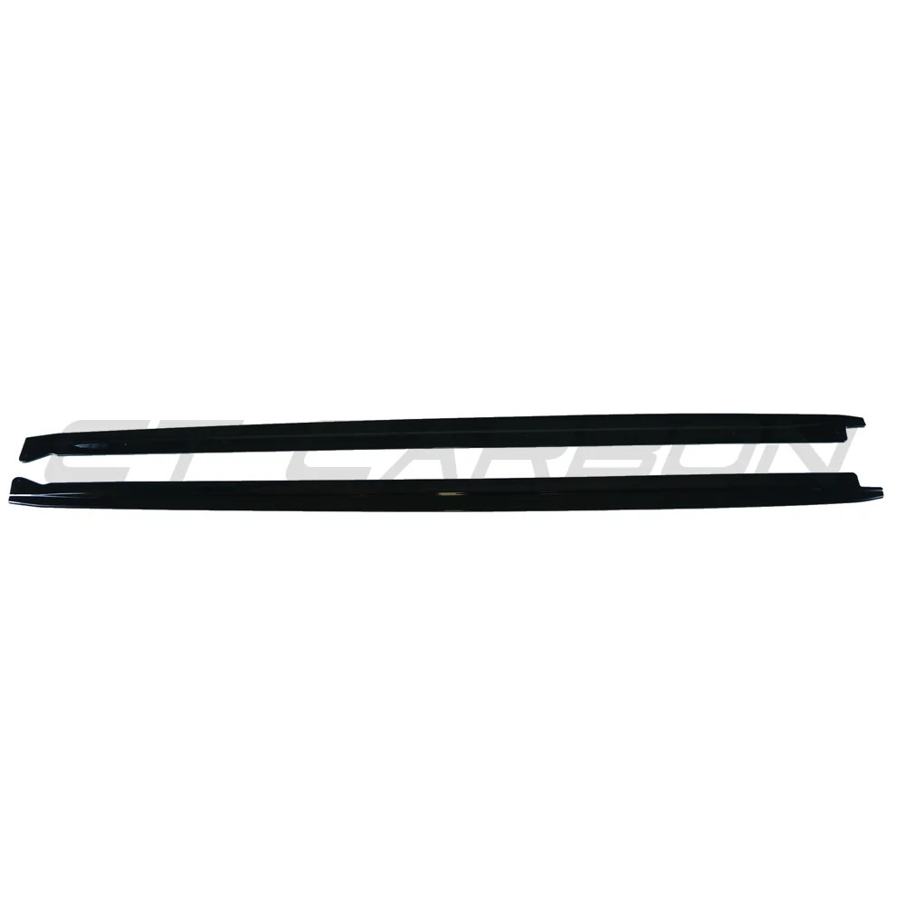 BMW X5 2014-2018 F15 GLOSS BLACK FULL LENGTH SIDE SKIRTS-Side Skirts-BLAK BY CT-CT Carbon - High-quality carbon fiber and gloss black aerodynamic parts for premium sports and luxury vehicles.