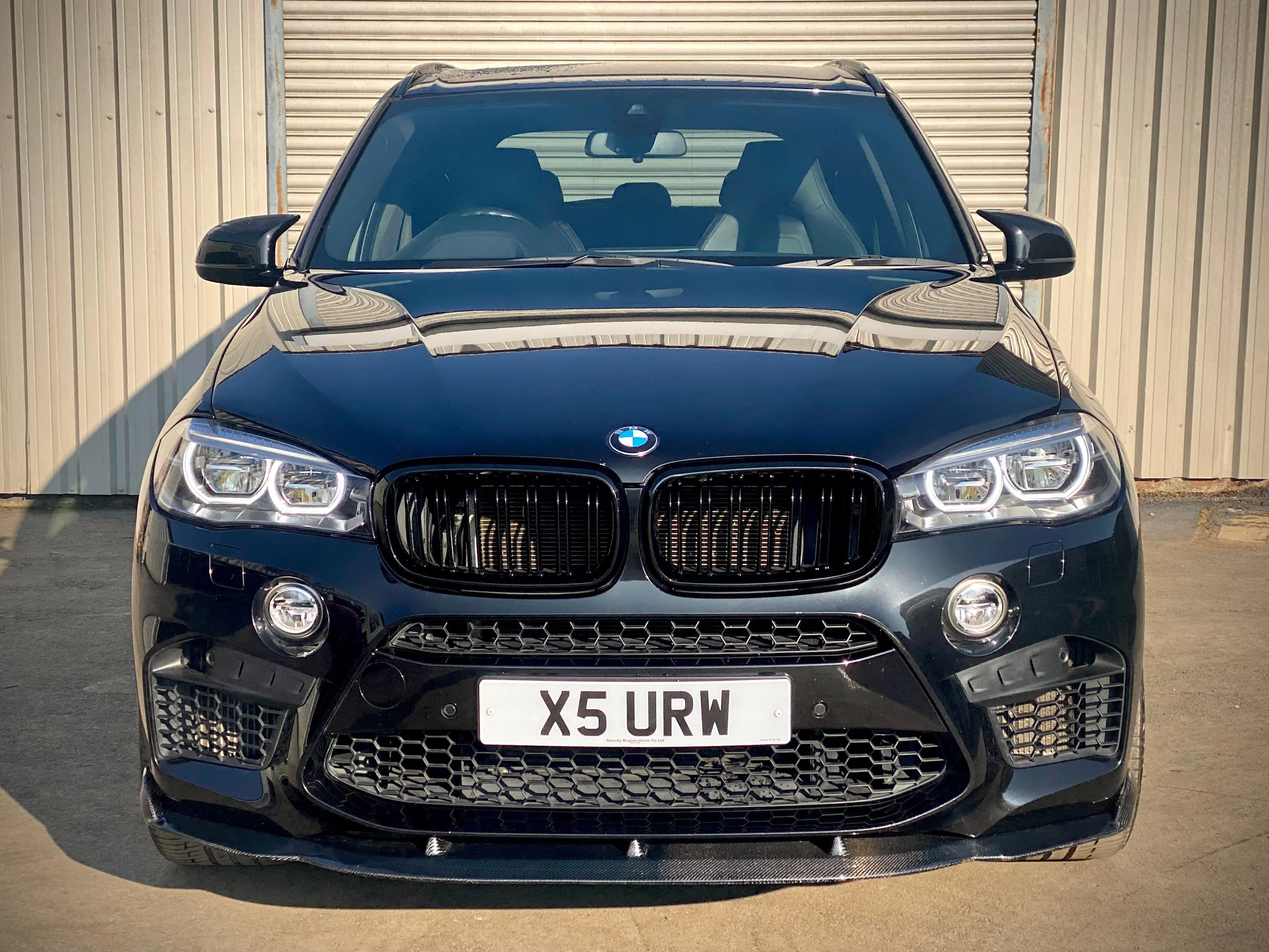 CT CARBON Splitter BMW X5M/X6M - F85/F86 CARBON FIBRE SPLITTER - H STYLE
