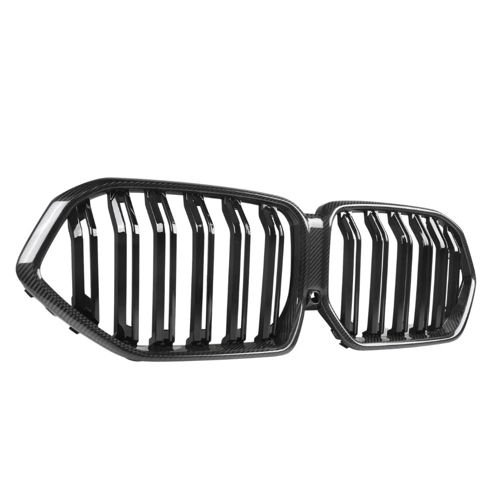 BMW X6 G06 DOUBLE SLAT CARBON FIBRE FRONT GRILLE-Grille-CT CARBON-CT Carbon - High-quality carbon fiber and gloss black aerodynamic parts for premium sports and luxury vehicles.