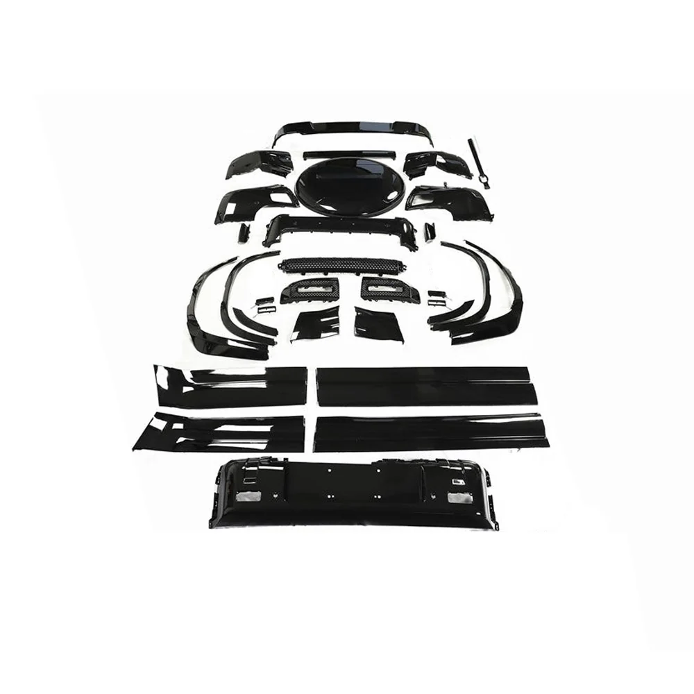LAND ROVER DEFENDER L663 110 GLOSS BLACK KIT-Kit-BLAK BY CT-CT Carbon - High-quality carbon fiber and gloss black aerodynamic parts for premium sports and luxury vehicles.