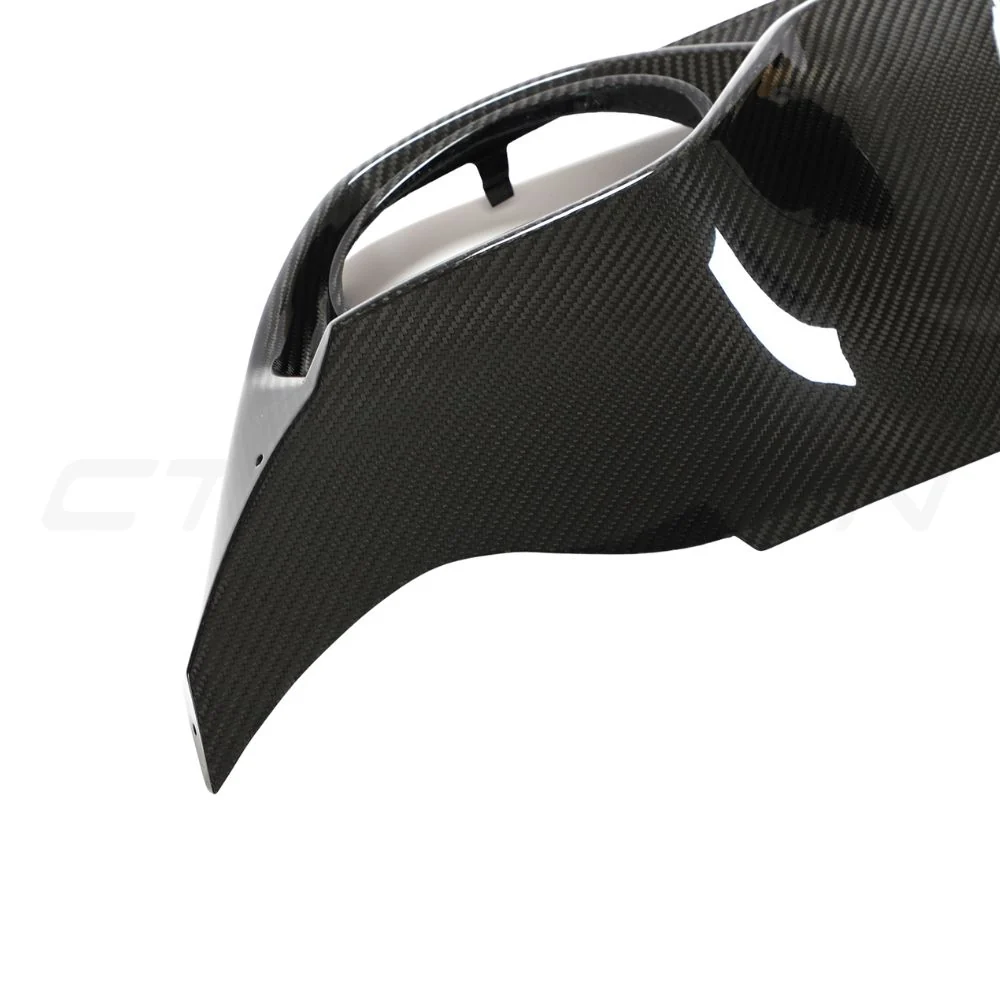 AUDI RS3 8Y 2022-2024 SALOON CARBON FIBRE DIFFUSER - CT DESIGN-Diffuser-CT CARBON-CT Carbon - High-quality carbon fiber and gloss black aerodynamic parts for premium sports and luxury vehicles.