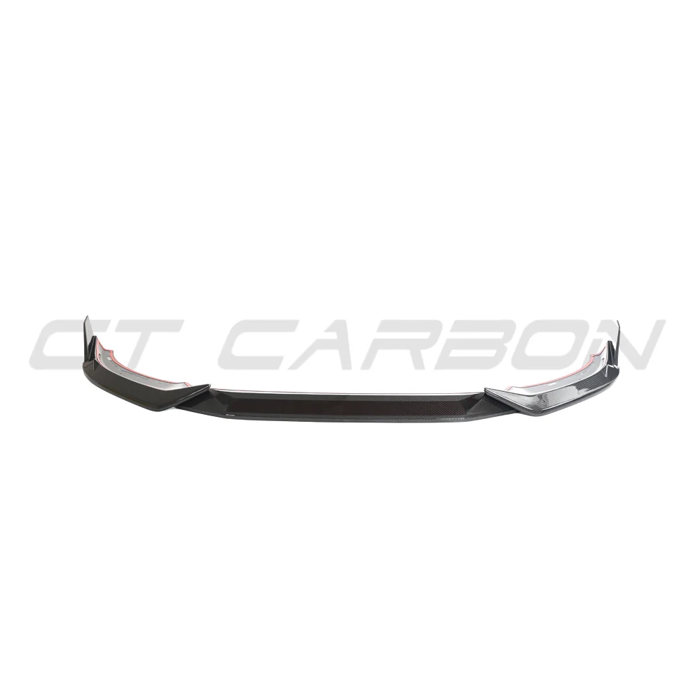 AUDI RSQ8 2020-2025 CARBON FIBRE FRONT SPLITTER - CT DESIGN-Splitter-CT CARBON-CT Carbon - High-quality carbon fiber and gloss black aerodynamic parts for premium sports and luxury vehicles.