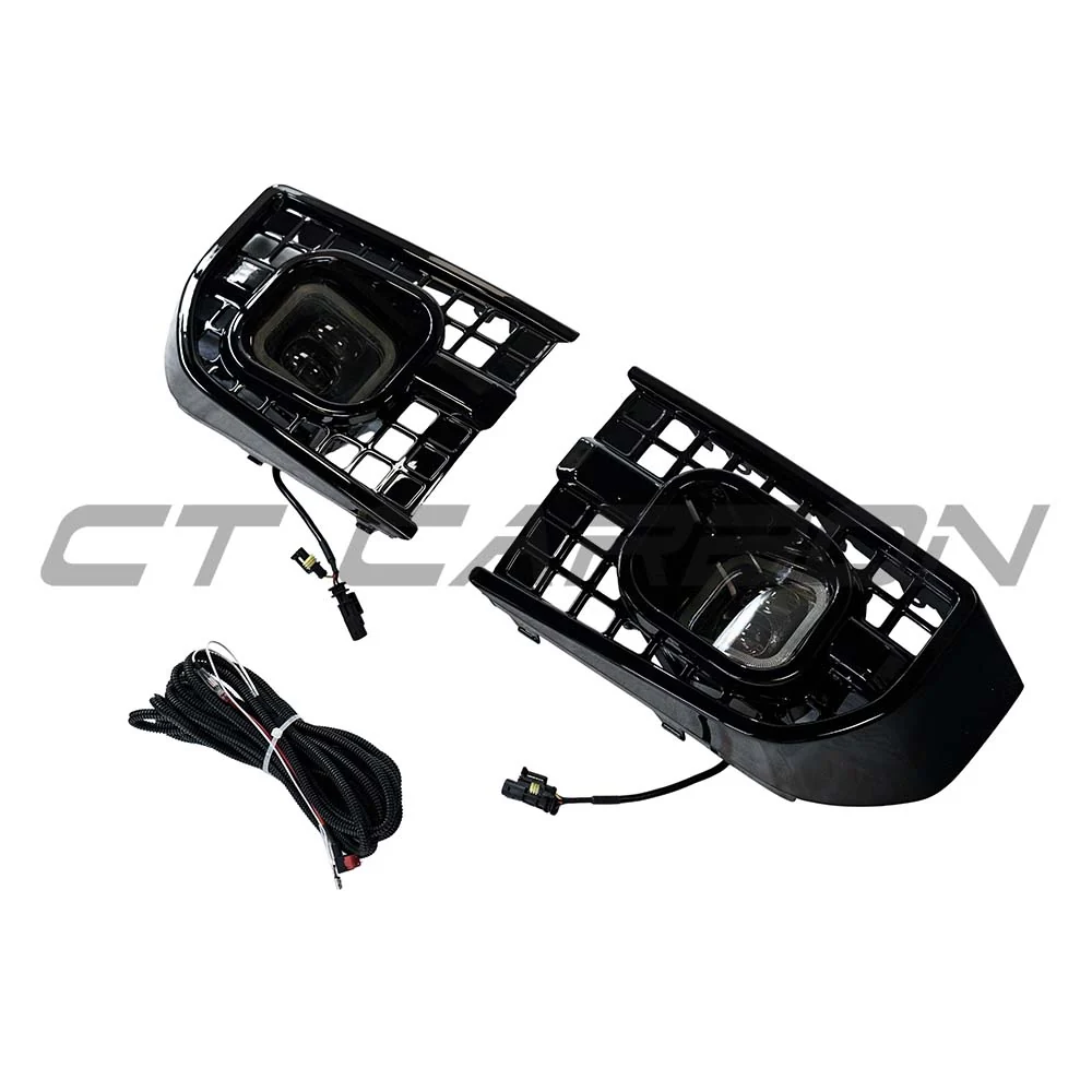 DEFENDER 90/110/130 L663 2020+ GLOSS BLACK FOG LIGHTS
