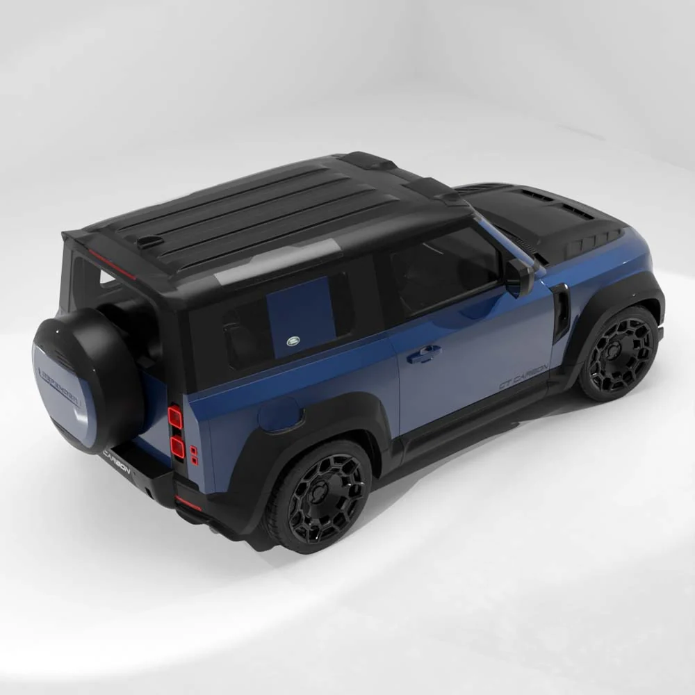 DEFENDER L663 90/110/130 2020+ CARBON FIBRE SPARE WHEEL COVER TRIM - CT DESIGN