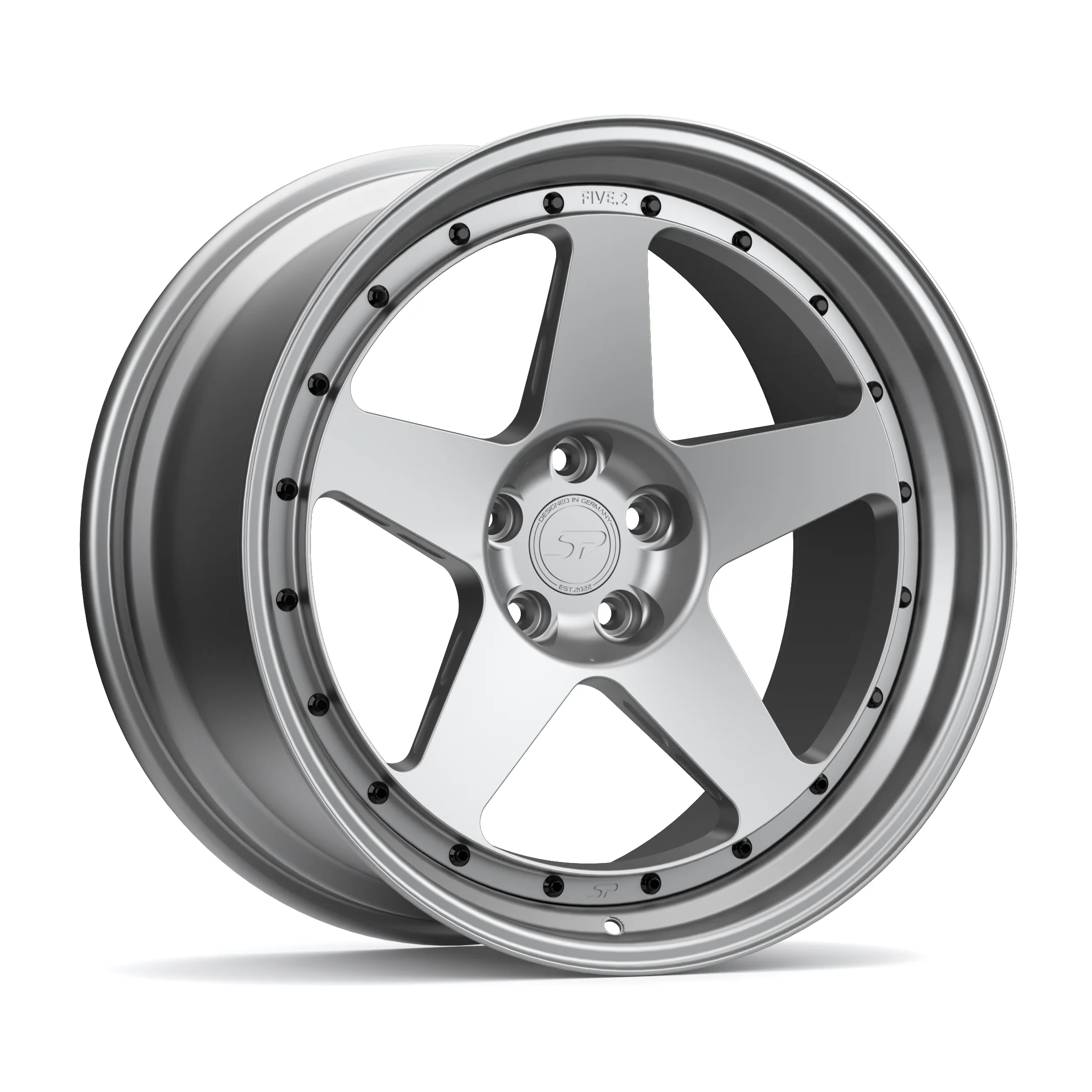SP FIVE.2 - FERRARI 488 FORGED ALLOY WHEELS: FRONT: 20" X 9" | REAR: 21" X 12"