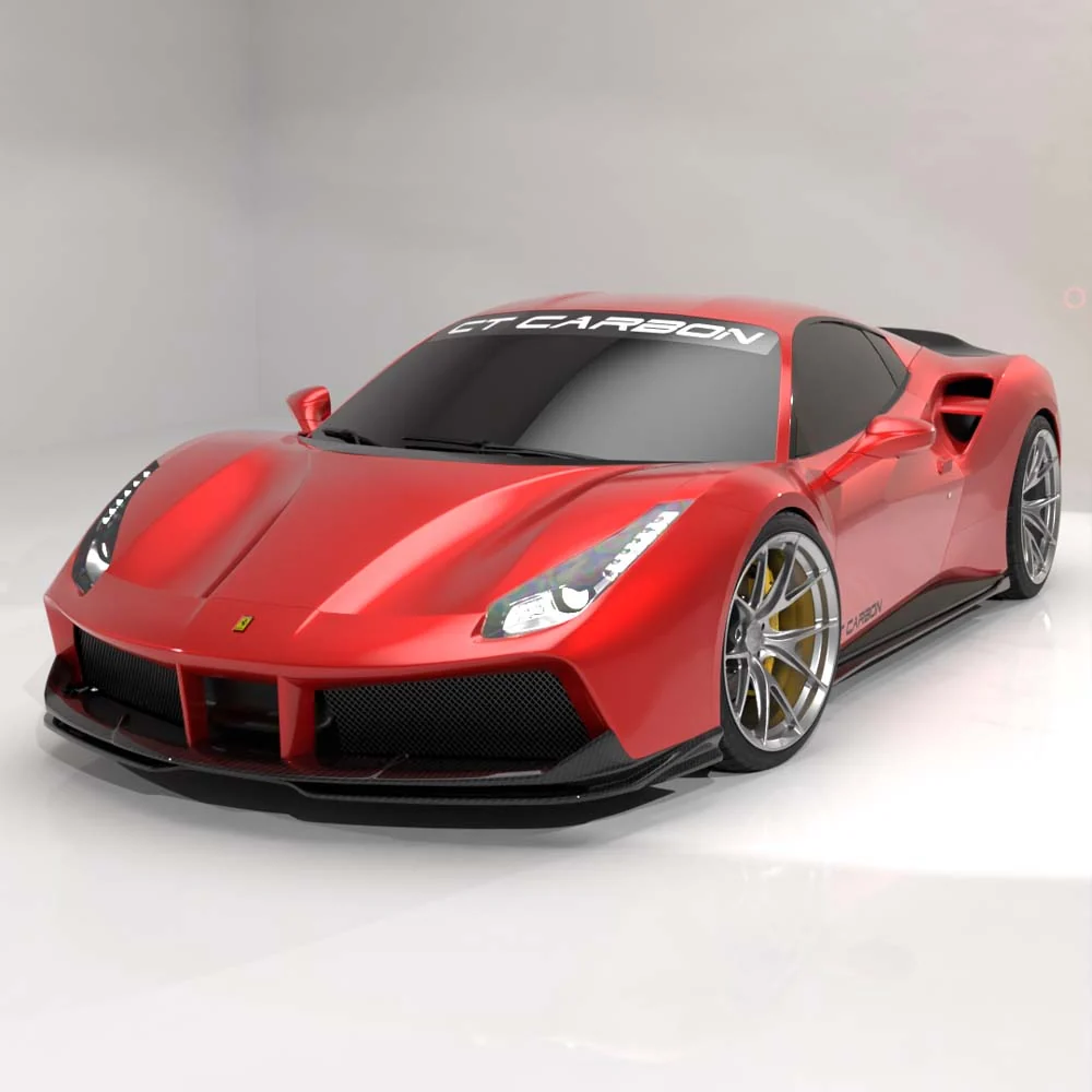 FERRARI 488 SPIDER 2016-2019 FULL CARBON FIBRE KIT - CT DESIGN