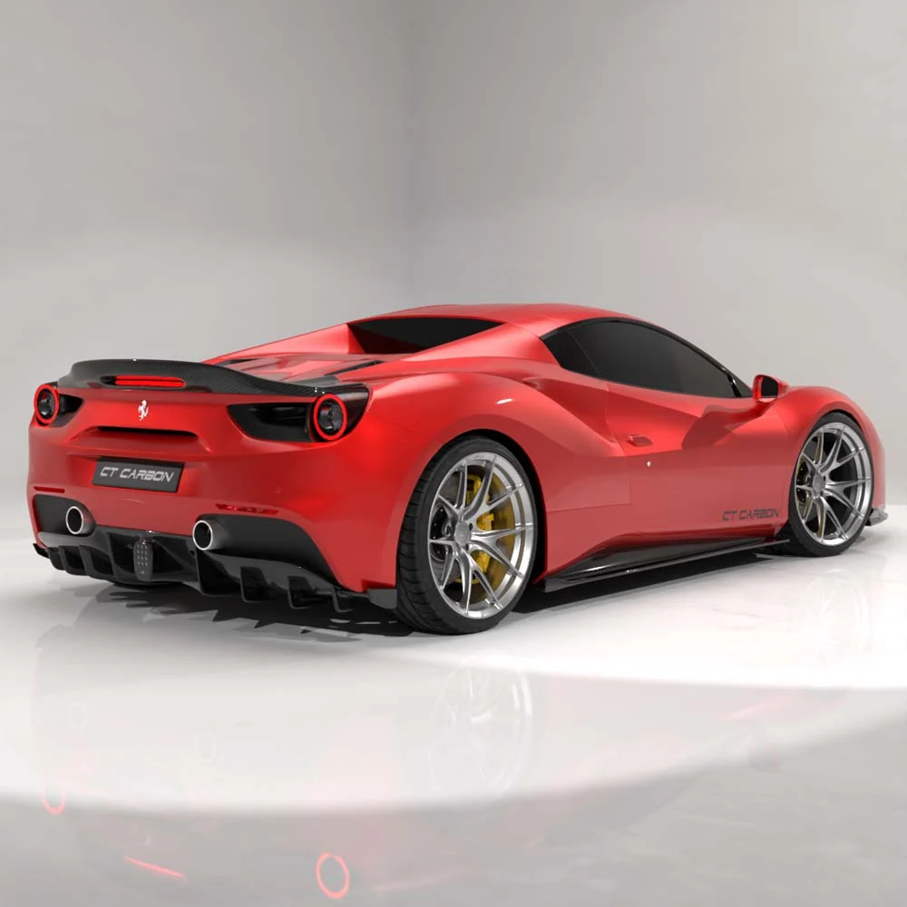 FERRARI 488 SPIDER CARBON FIBRE SPOILER - CT DESIGN