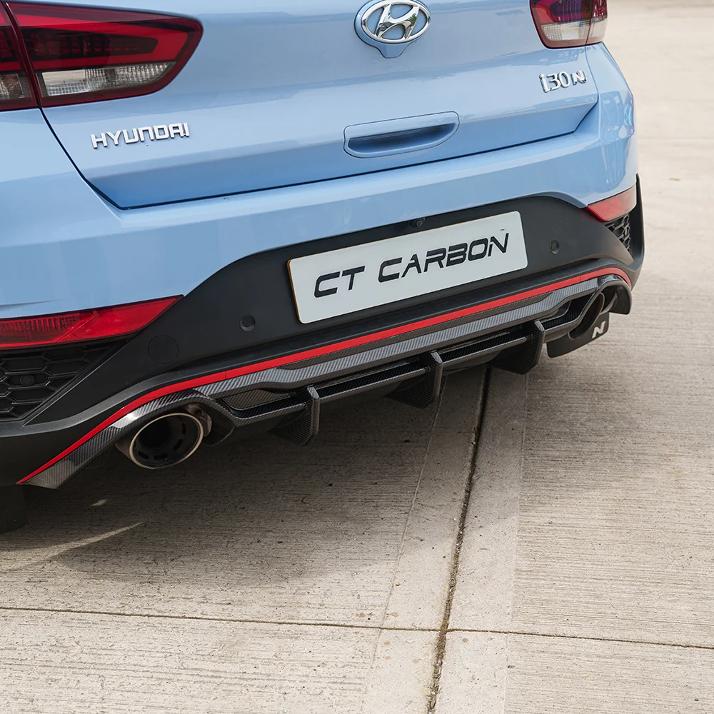 HYUNDAI i30N 2020-2024 FACELIFT CARBON FIBRE DIFFUSER - CT DESIGN