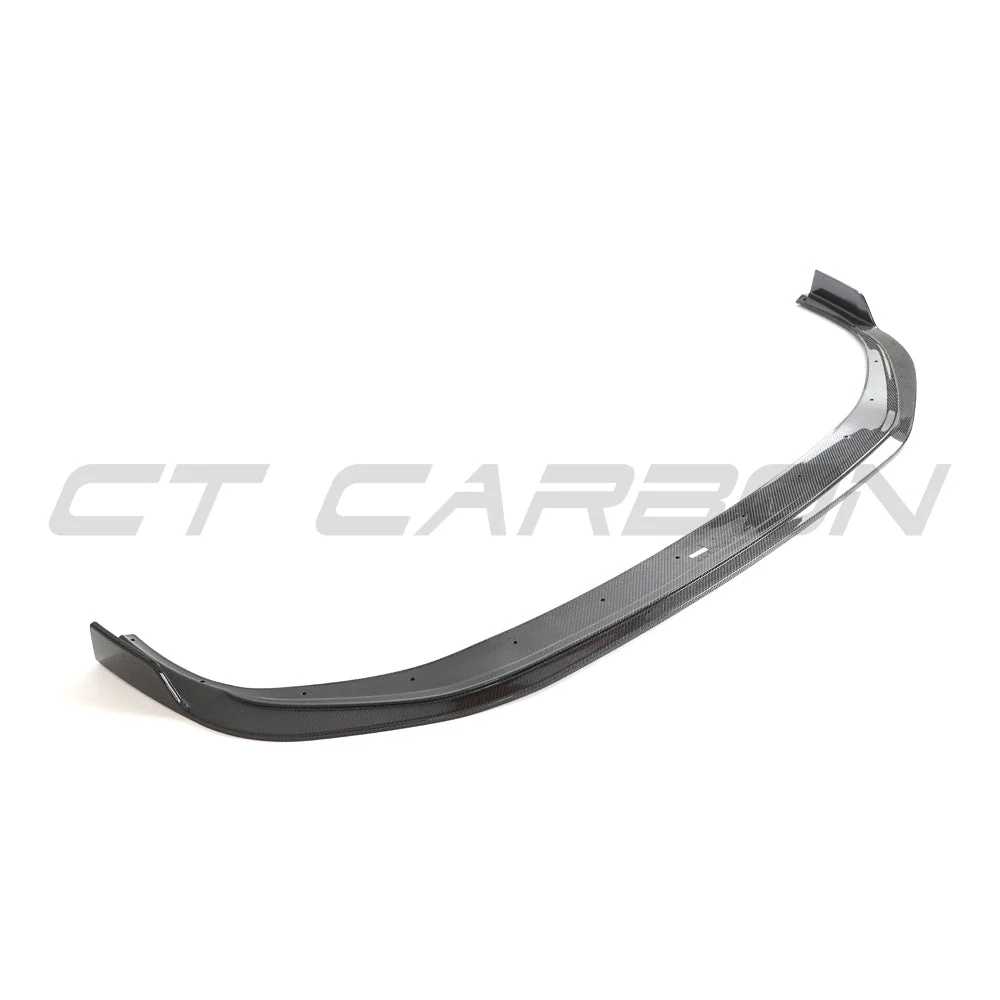 HYUNDAI i30N FRONT CARBON FIBRE SPLITTER (FACELIFT) - CT DESIGN-Splitter-CT CARBON-CT Carbon - High-quality carbon fiber and gloss black aerodynamic parts for premium sports and luxury vehicles.