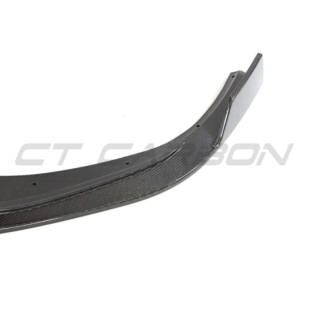 HYUNDAI i30N FRONT CARBON FIBRE SPLITTER (FACELIFT) - CT DESIGN-Splitter-CT CARBON-CT Carbon - High-quality carbon fiber and gloss black aerodynamic parts for premium sports and luxury vehicles.