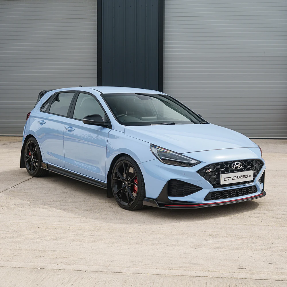 HYUNDAI i30N CARBON FIBRE SIDE SKIRTS - CT DESIGN