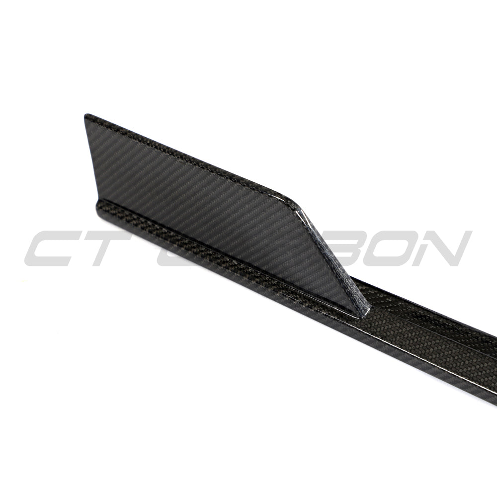 HYUNDAI i30N CARBON FIBRE SIDE SKIRTS - CT DESIGN-Side Skirts-CT CARBON-CT Carbon - High-quality carbon fiber and gloss black aerodynamic parts for premium sports and luxury vehicles.