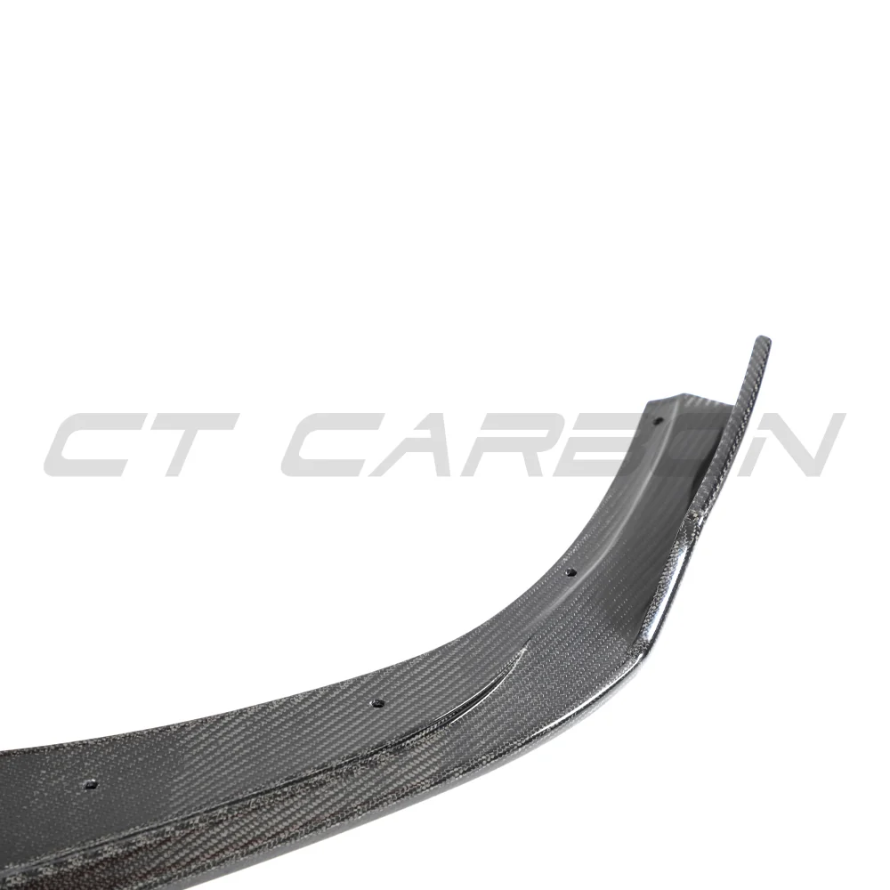 HYUNDAI i30N FRONT CARBON FIBRE SPLITTER (PRE-FACELIFT) - CT DESIGN-Splitter-CT CARBON-CT Carbon - High-quality carbon fiber and gloss black aerodynamic parts for premium sports and luxury vehicles.