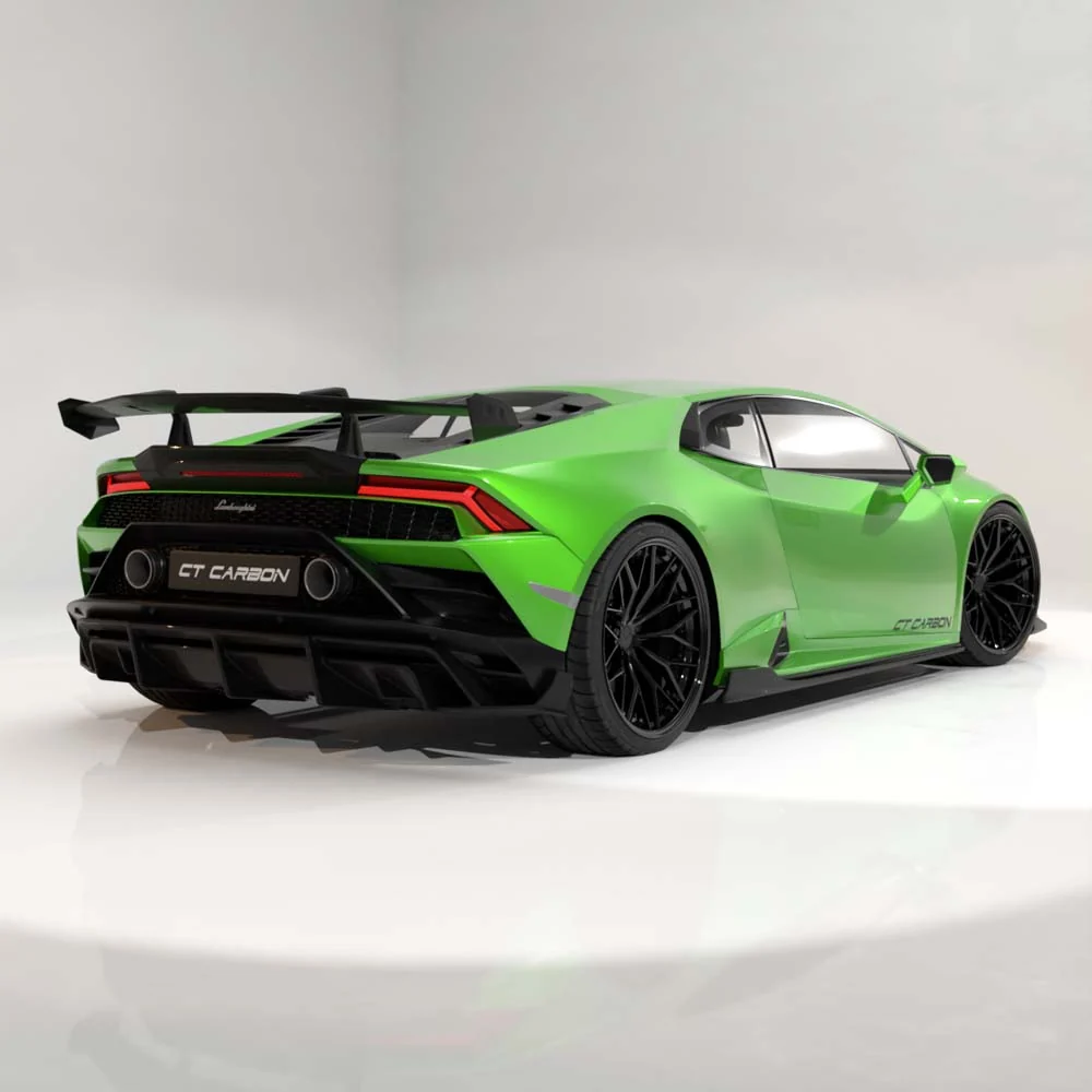 LAMBORGHINI HURACAN EVO 2019-2023 CARBON FIBRE DIFFUSER - CT DESIGN