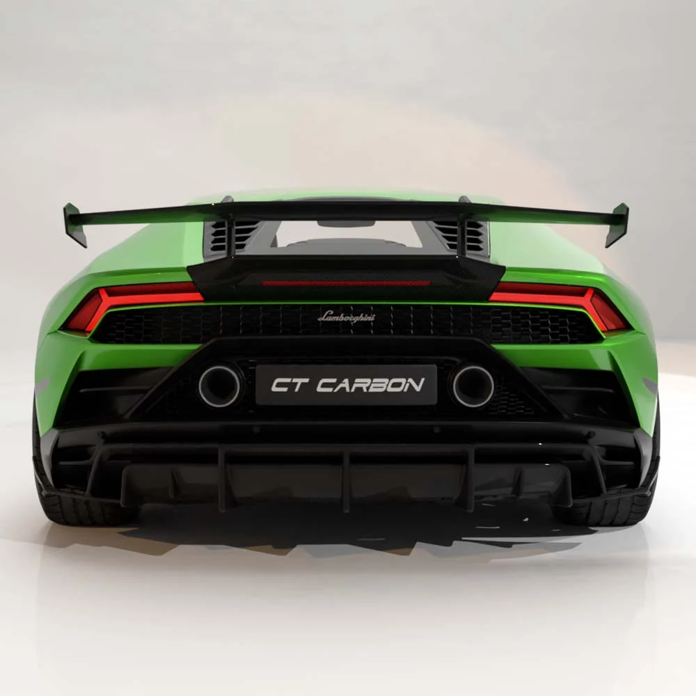 LAMBORGHINI HURACAN EVO 2019-2023 CARBON FIBRE DIFFUSER - CT DESIGN
