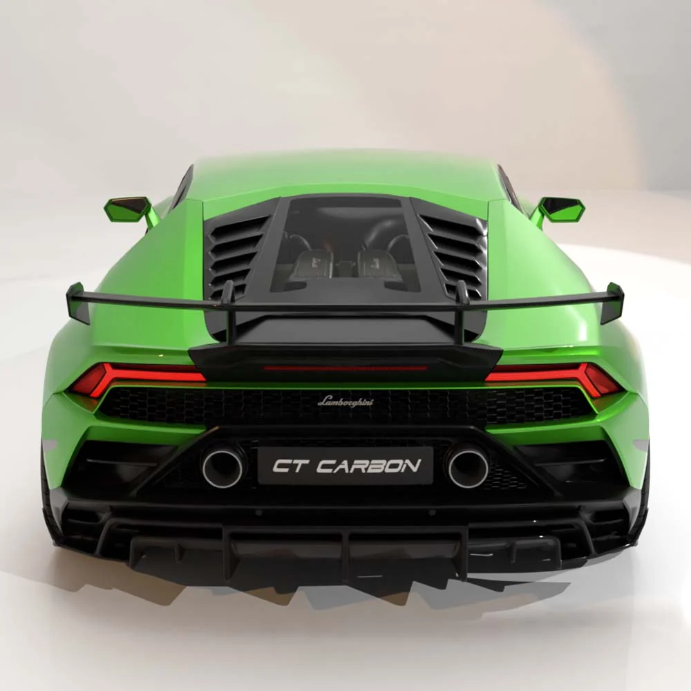 LAMBORGHINI HURACAN EVO 2019-2023 CARBON FIBRE DIFFUSER - CT DESIGN