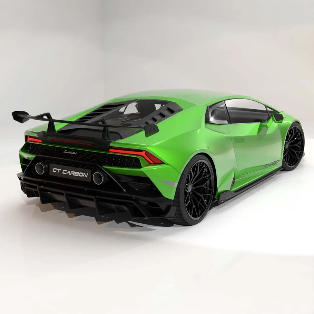 LAMBORGHINI HURACAN EVO 2019-2023 CARBON FIBRE DIFFUSER - CT DESIGN