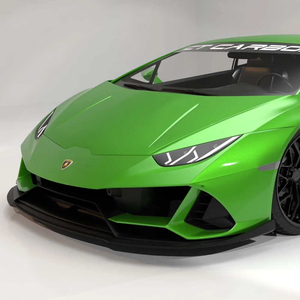 LAMBORGHINI HURACAN EVO (AWD) 2019-2023 CARBON FIBRE SPLITTER - CT DESIGN