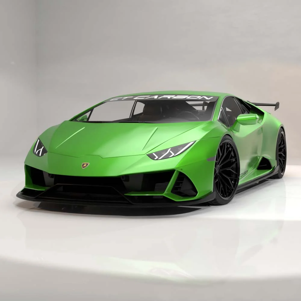 LAMBORGHINI HURACAN EVO (AWD) 2019-2023 CARBON FIBRE SPLITTER - CT DESIGN