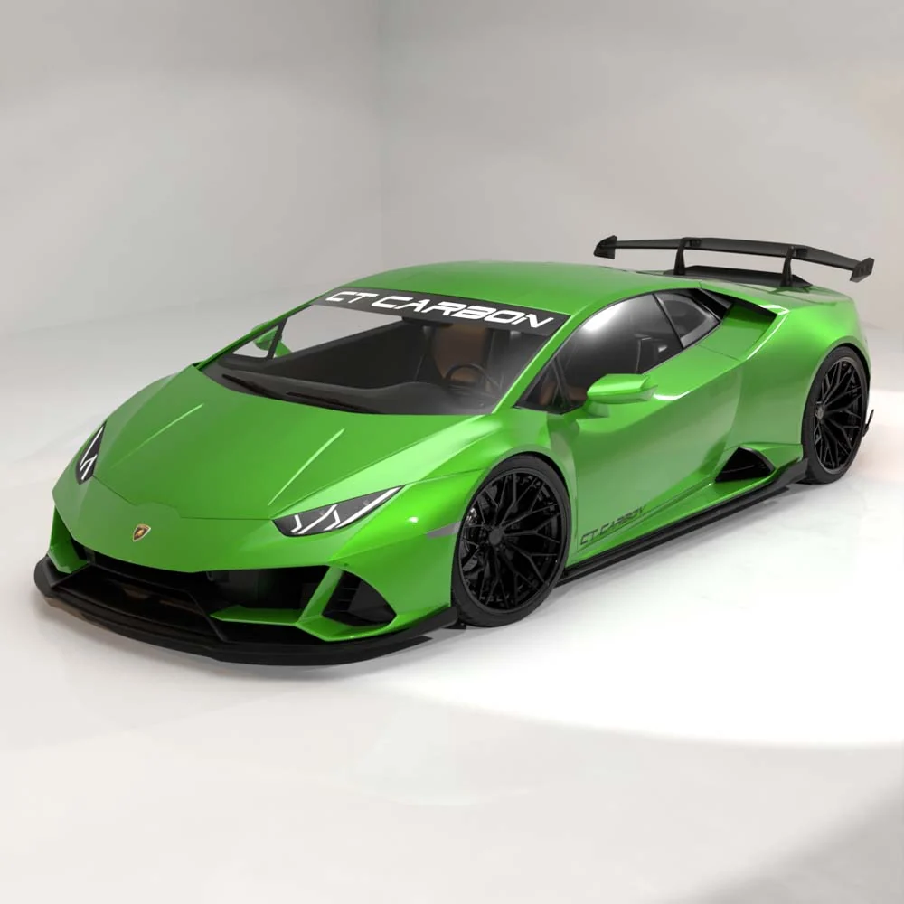 LAMBORGHINI HURACAN EVO (AWD) 2019-2023 CARBON FIBRE SPLITTER - CT DESIGN