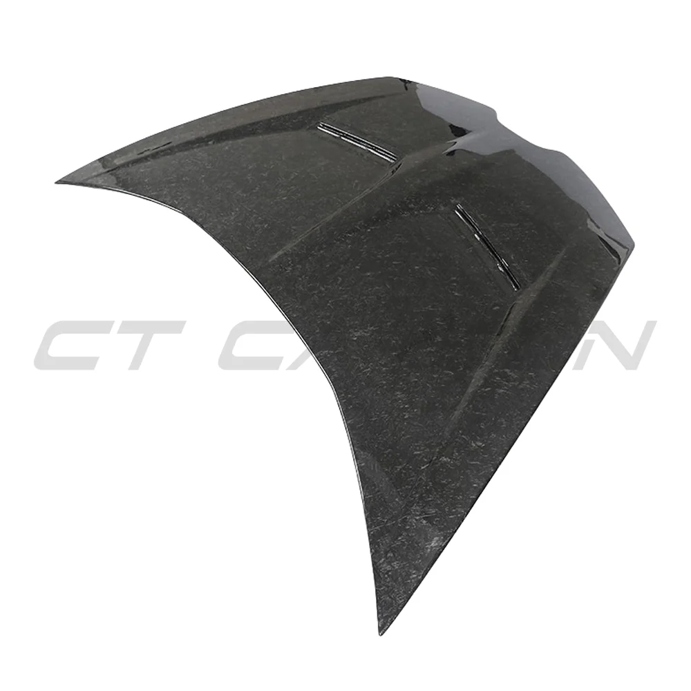 LAMBORGHINI HURACAN PERFORMANTE, LP-580/LP-610 & EVO FORGED CARBON FIBRE HOOD - CT DESIGN-Bonnet-CT CARBON-CT Carbon - High-quality carbon fiber and gloss black aerodynamic parts for premium sports and luxury vehicles.