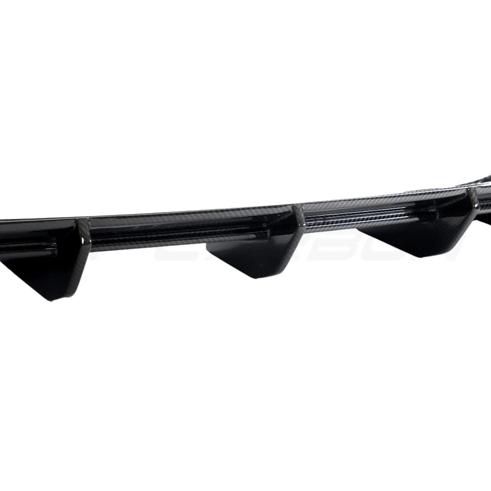 LAMBORGHINI HURACAN LP-610 CARBON FIBRE DIFFUSER - CT DESIGN-Diffuser-CT CARBON-CT Carbon - High-quality carbon fiber and gloss black aerodynamic parts for premium sports and luxury vehicles.