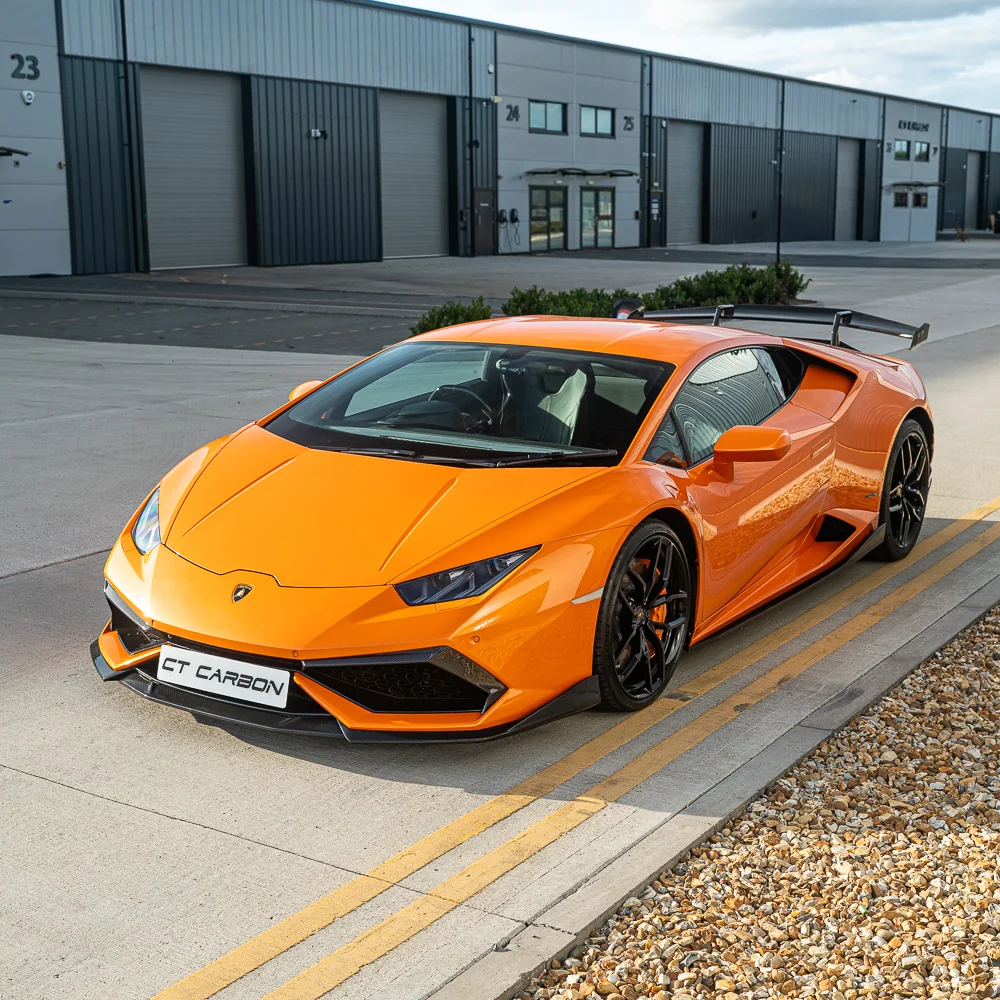 LAMBORGHINI HURACAN LP-610 CARBON FIBRE SPLITTER - CT DESIGN