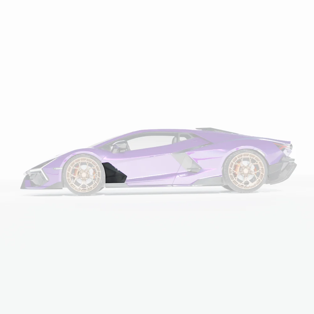 LAMBORGHINI REVUELTO CARBON FIBRE DOOR TRIM - CT DESIGN-Side Skirts-CT CARBON-CT Carbon - High-quality carbon fiber and gloss black aerodynamic parts for premium sports and luxury vehicles.