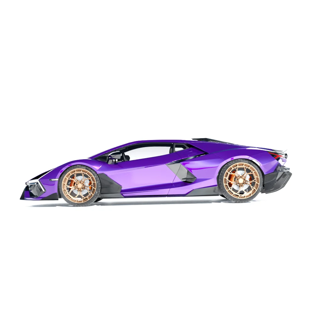 LAMBORGHINI REVUELTO CARBON FIBRE DOOR TRIM - CT DESIGN-Side Skirts-CT CARBON-CT Carbon - High-quality carbon fiber and gloss black aerodynamic parts for premium sports and luxury vehicles.