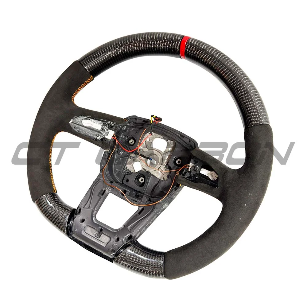 LAMBORGHINI URUS CARBON FIBRE/ALCANTARA FLAT BOTTOM STEERING WHEEL