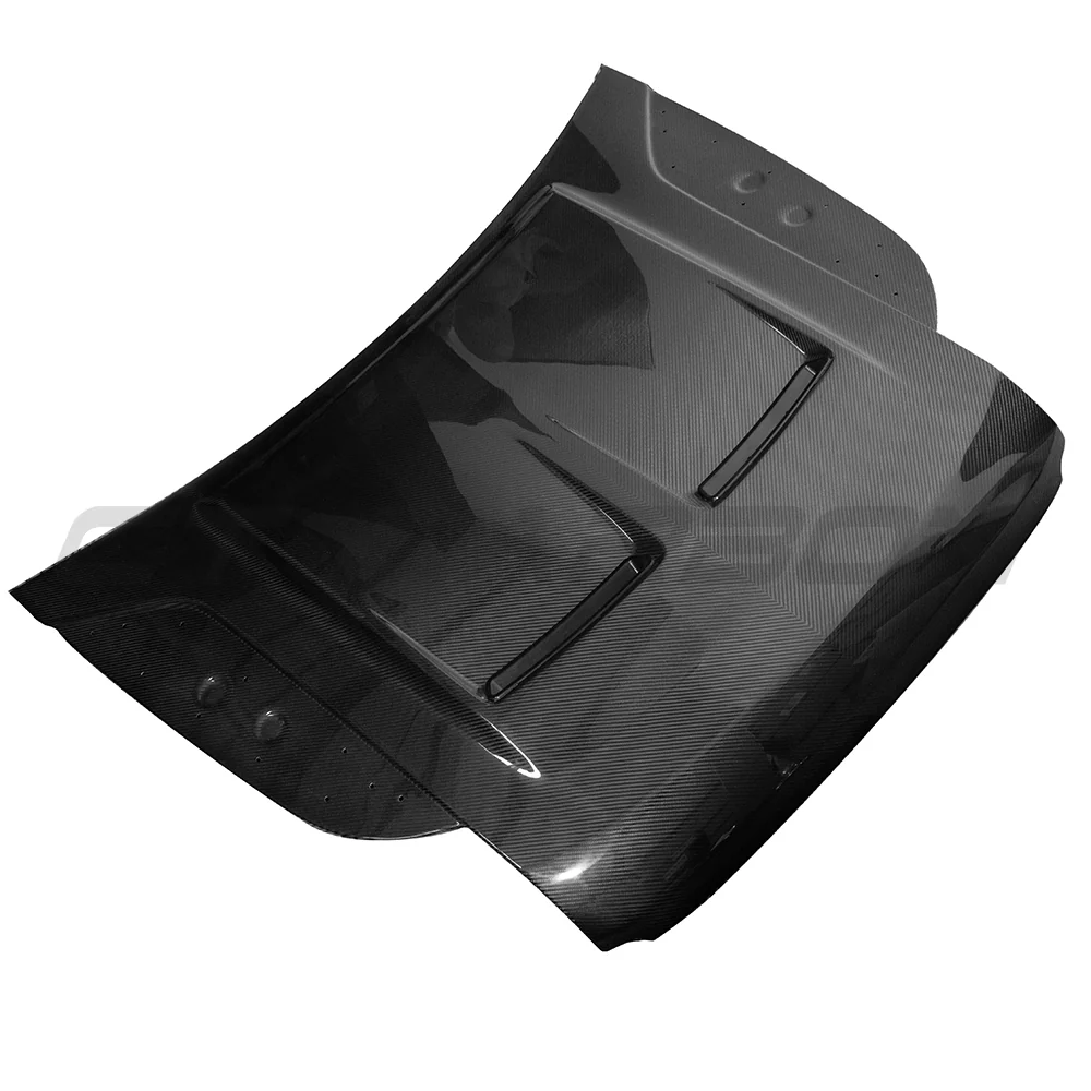 LAND ROVER DEFENDER L663 90/110/130 CARBON FIBRE SV STYLE HOOD/BONNET-Bonnet-CT CARBON-CT Carbon - High-quality carbon fiber and gloss black aerodynamic parts for premium sports and luxury vehicles.