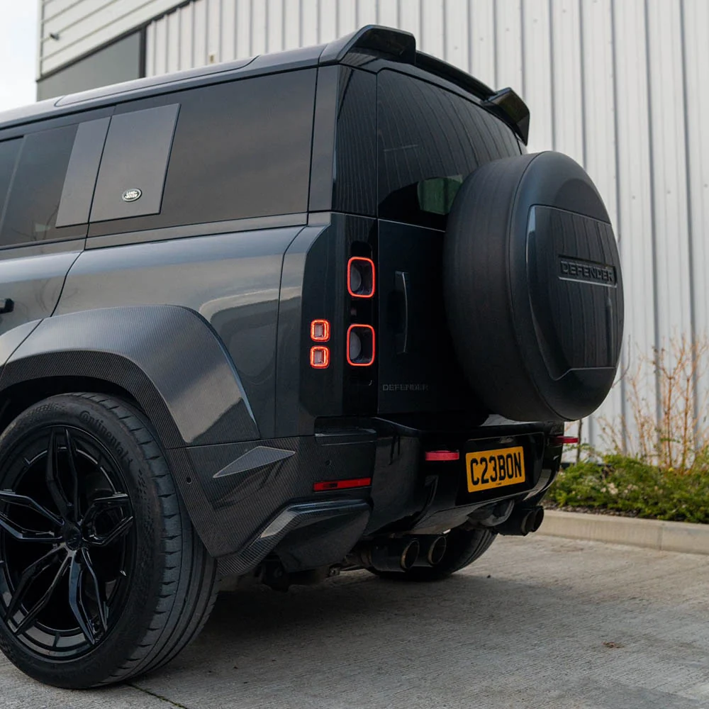 LAND ROVER DEFENDER L663 110 FULL CARBON FIBRE WIDE ARCH KIT - CT DESIGN-Kit-CT CARBON-CT Carbon - High-quality carbon fiber and gloss black aerodynamic parts for premium sports and luxury vehicles.