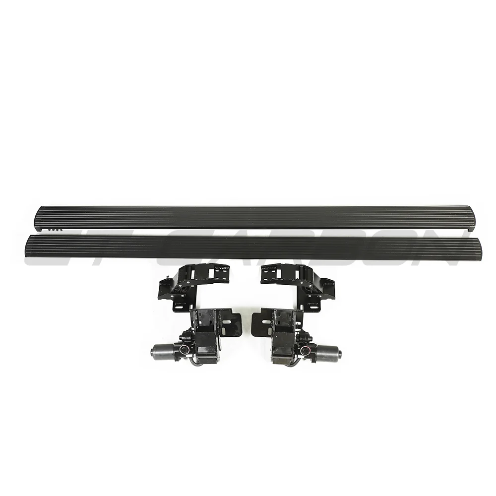 LAND ROVER DEFENDER L663 110 ELECTRIC FOLD OUT SIDE STEPS-Accessories-BLAK BY CT-CT Carbon - High-quality carbon fiber and gloss black aerodynamic parts for premium sports and luxury vehicles.