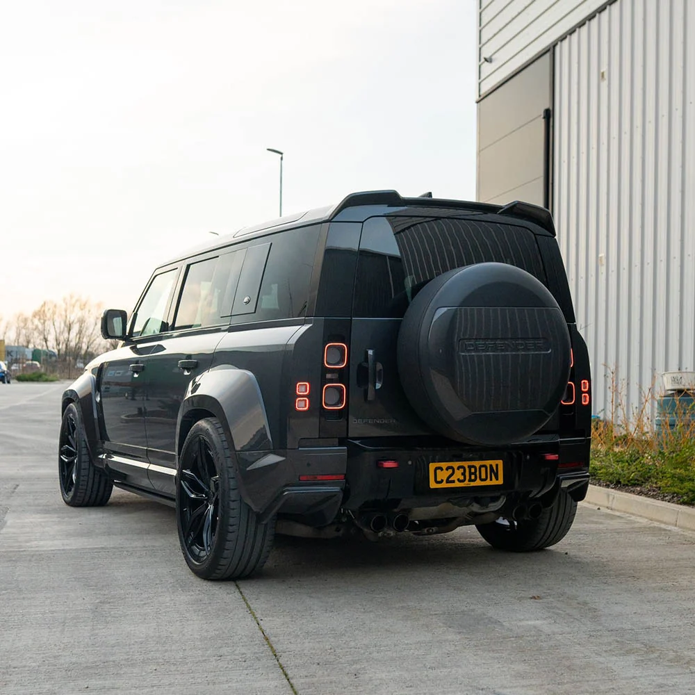 LAND ROVER DEFENDER L663 110 FULL CARBON FIBRE WIDE ARCH KIT - CT DESIGN-Kit-CT CARBON-CT Carbon - High-quality carbon fiber and gloss black aerodynamic parts for premium sports and luxury vehicles.
