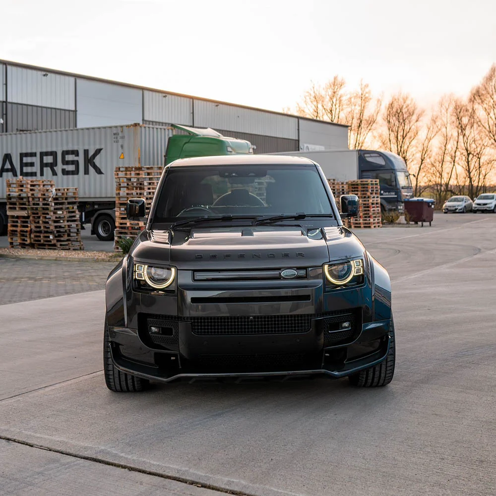 LAND ROVER DEFENDER L663 110 FULL CARBON FIBRE WIDE ARCH KIT - CT DESIGN-Kit-CT CARBON-CT Carbon - High-quality carbon fiber and gloss black aerodynamic parts for premium sports and luxury vehicles.