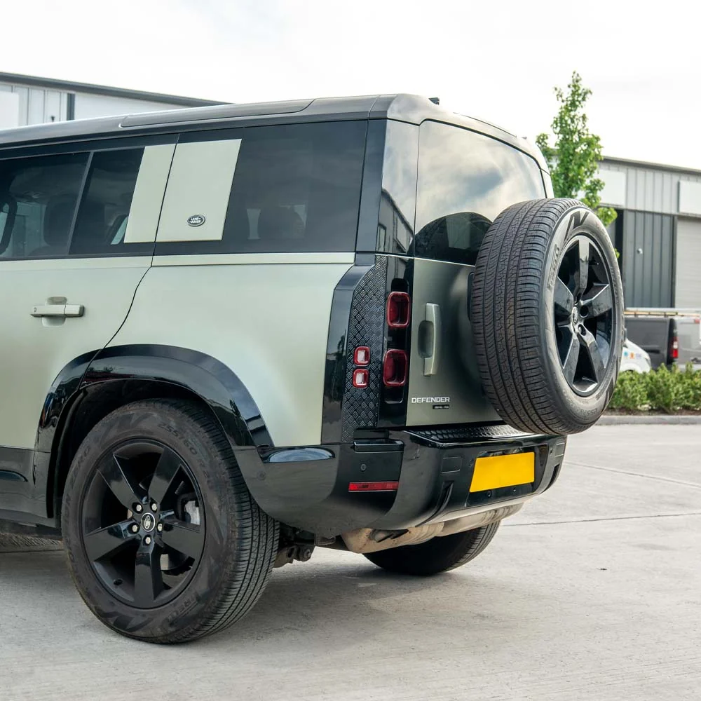 LAND ROVER DEFENDER L663 110 GLOSS BLACK ANTI SCRATCH TRIM SET
