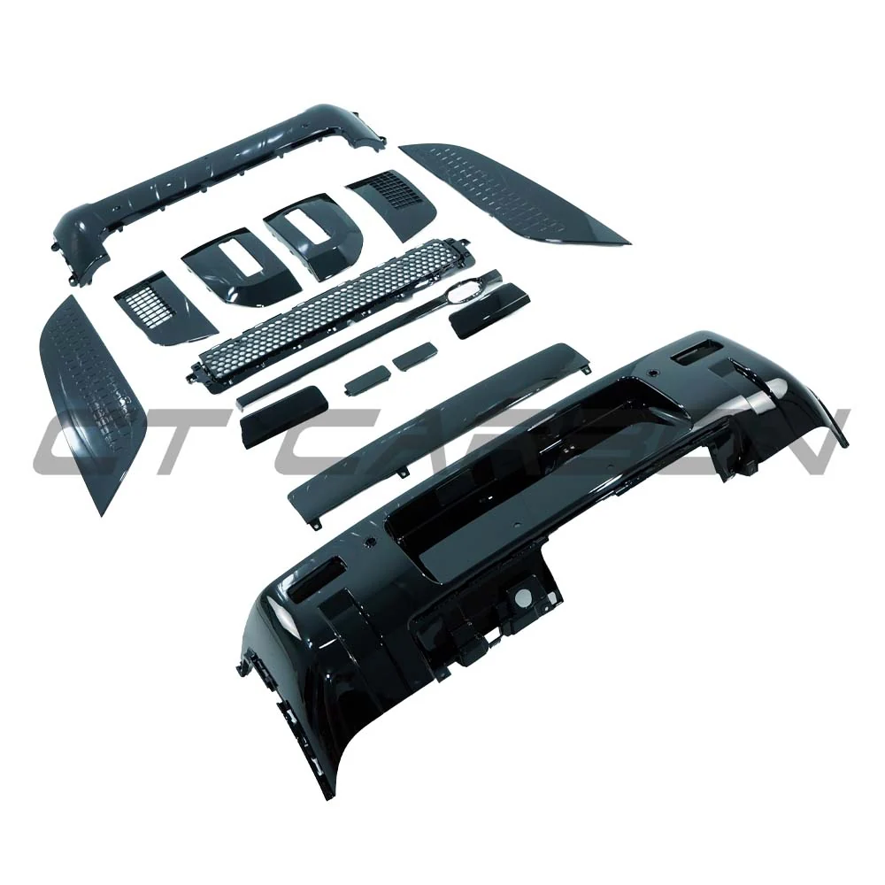 LAND ROVER DEFENDER L663 90/110/130 GLOSS BLACK BUMPER AND TRIM PACK