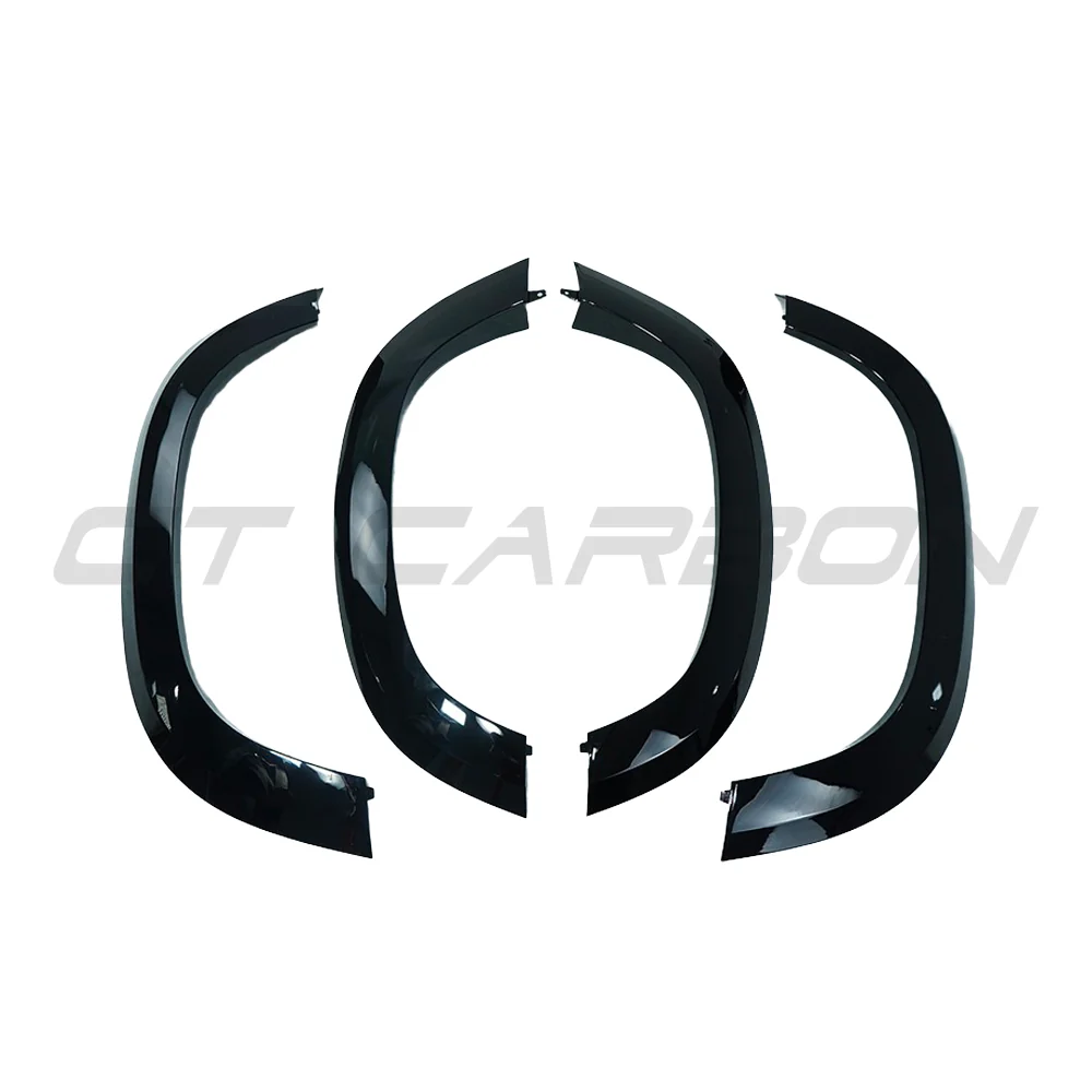 LAND ROVER DEFENDER L663 90 GLOSS BLACK WIDE ARCH FENDERS-Accessories-BLAK BY CT-CT Carbon - High-quality carbon fiber and gloss black aerodynamic parts for premium sports and luxury vehicles.